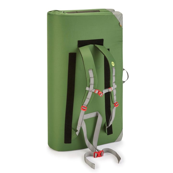 Moon Climbing Warrior Crash Pad Retro Stripe Green Moon Climbing