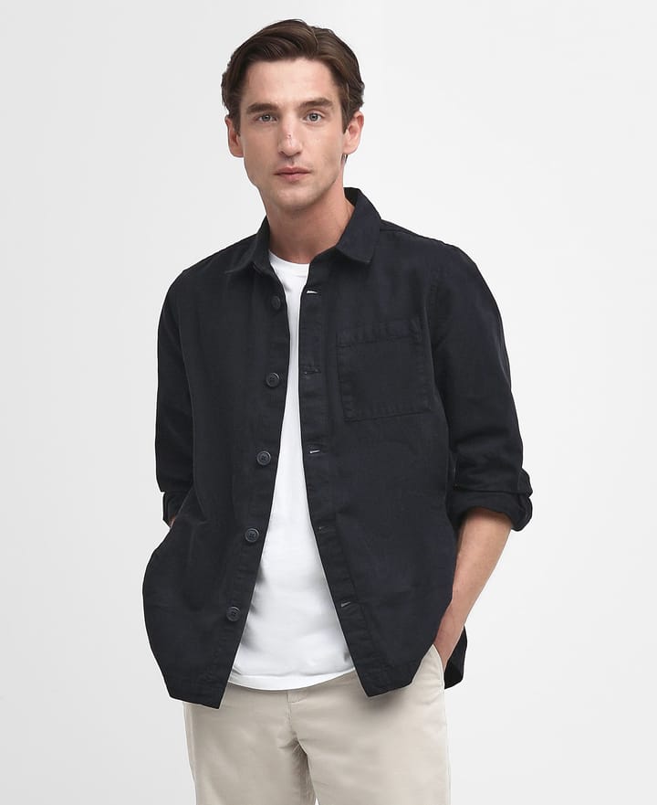 Barbour Men's Barbour Washed Oversh Navy Barbour Barbour Men's Barbour Washed Oversh Navy Barbour