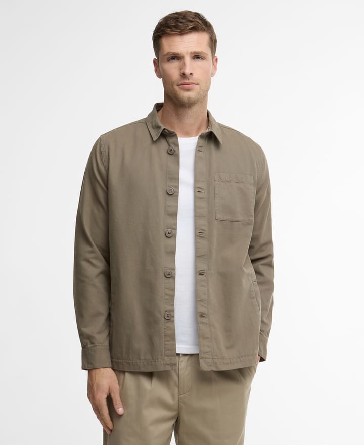 Barbour Men's Barbour Washed Oversh Smokey Olive Barbour