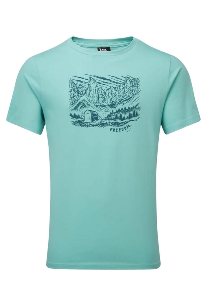 Mountain Equipment Freedom Mens Tee Nile Blue Mountain Equipment