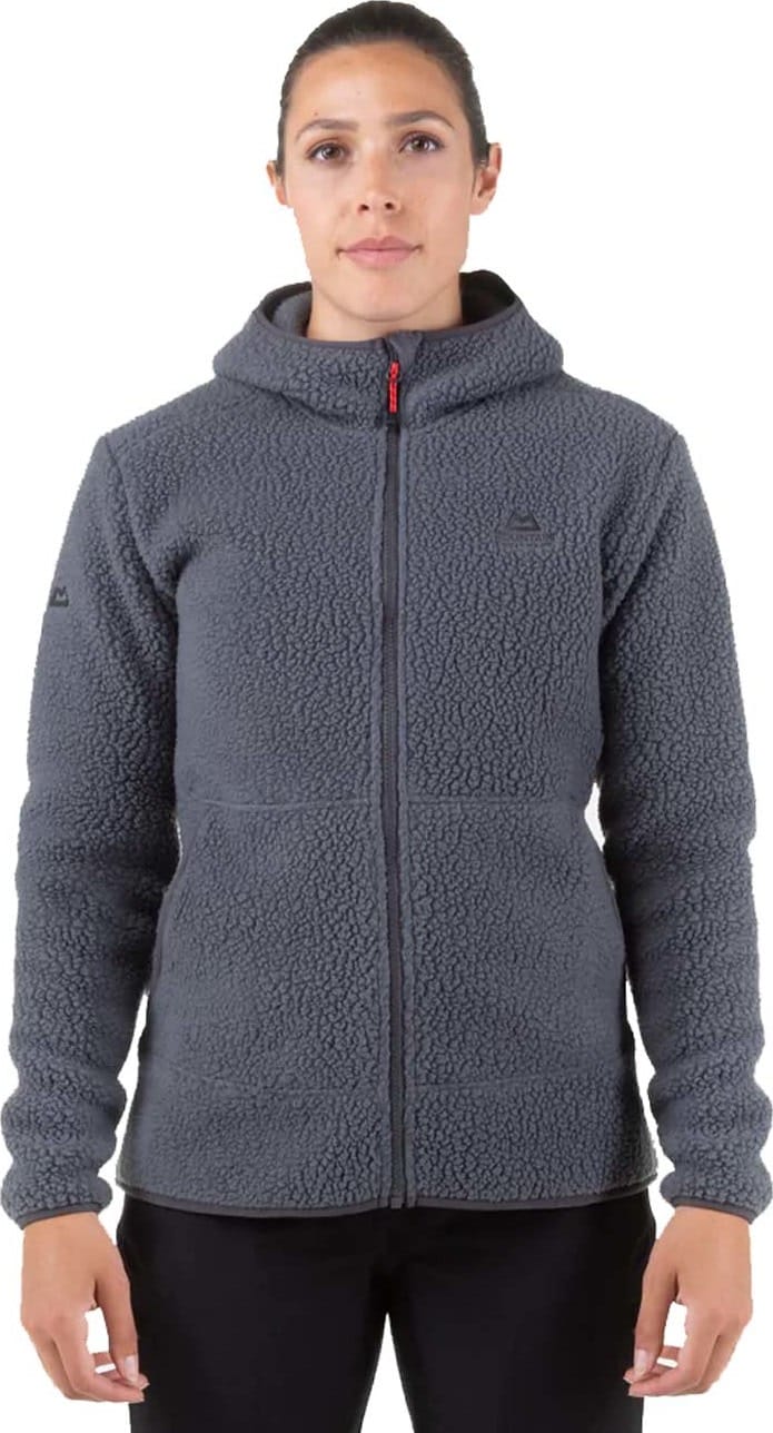 Women's Moreno Hooded Jacket Flint Grey Mountain Equipment