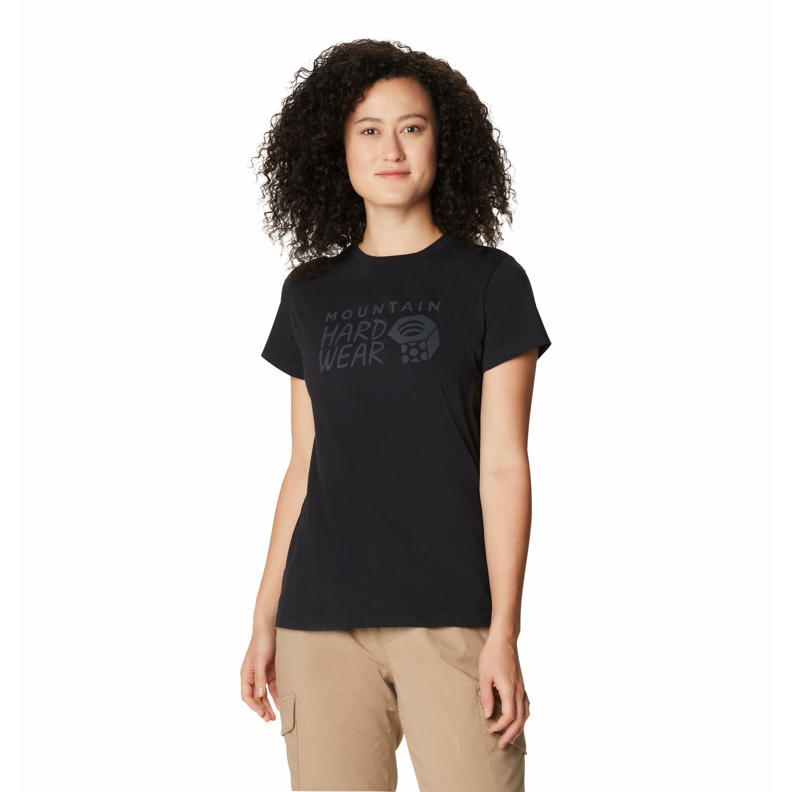 Women's MHW Logo Short Sleeve T-Shirt Black