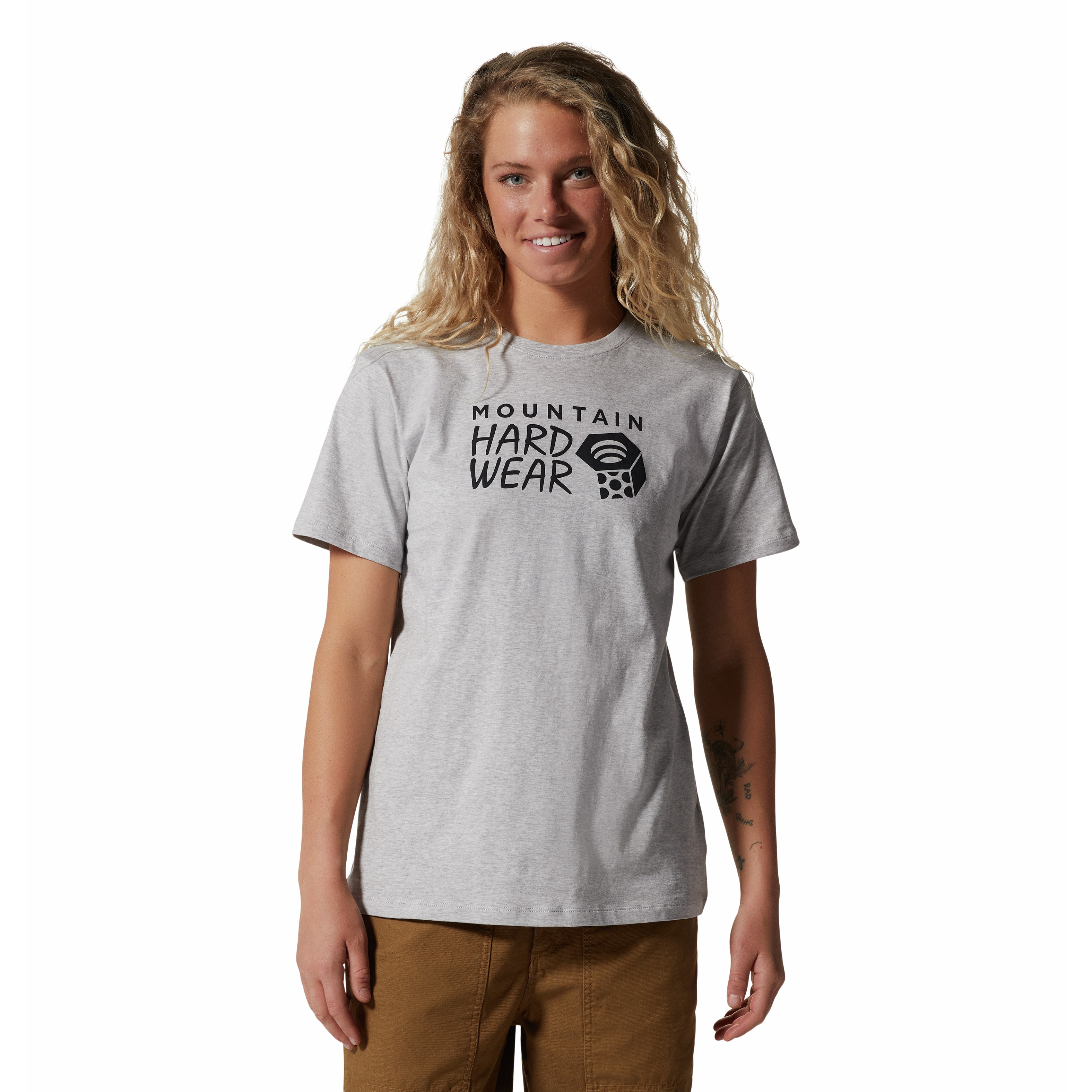 Women’s MHW Logo Short Sleeve T-Shirt Light Dunes Woven