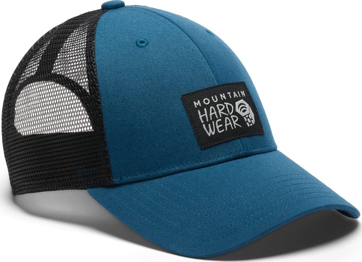 Men's Mhw Logo Trucker Hat Dark Caspian Mountain Hardwear