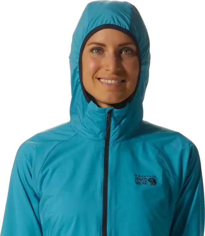 Women's Kor Airshell Hoody Teton Blue Mountain Hardwear