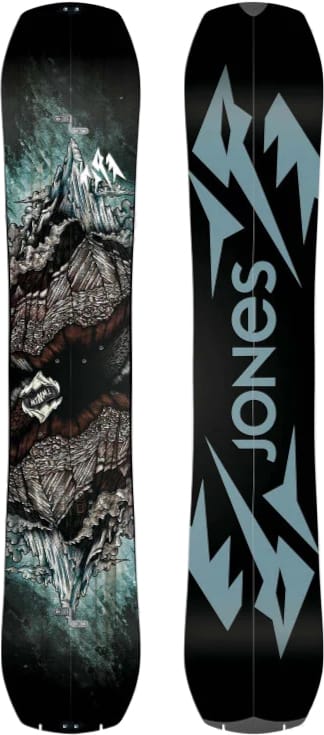 Jones Mountain Twin Splitboard Black Jones Snowboard
