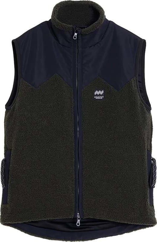 Unisex Pile Fleece Vest MILITARY Mountain Works