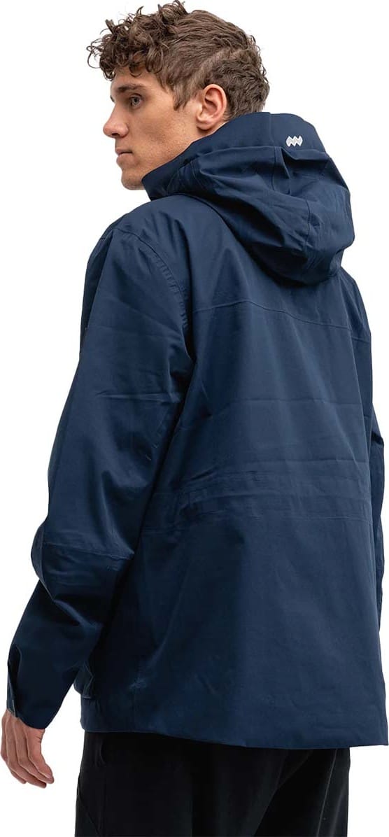 Unisex Utility Hybrid Rain Jacket Dress Blue Mountain Works