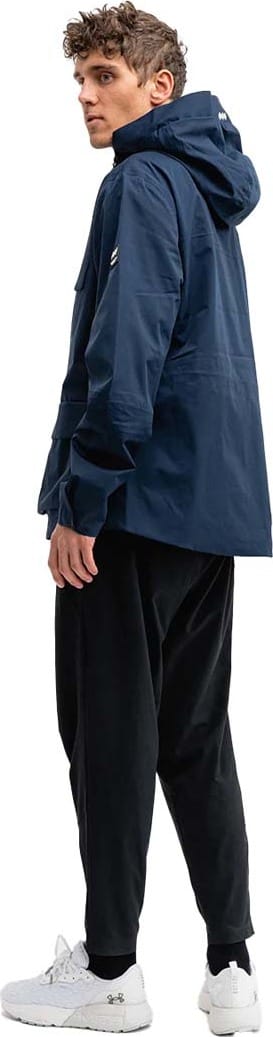 Unisex Utility Hybrid Rain Jacket Dress Blue Mountain Works