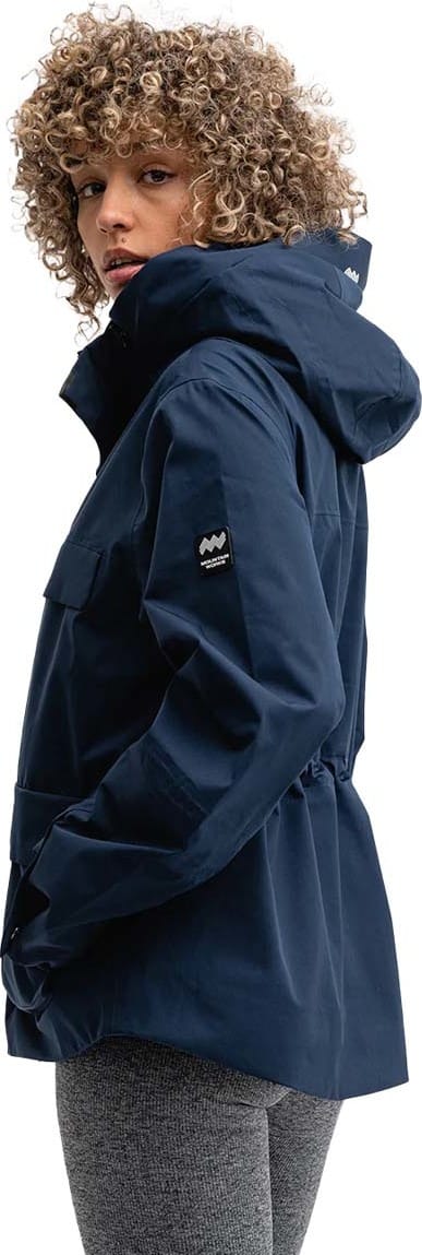 Unisex Utility Hybrid Rain Jacket Dress Blue Mountain Works