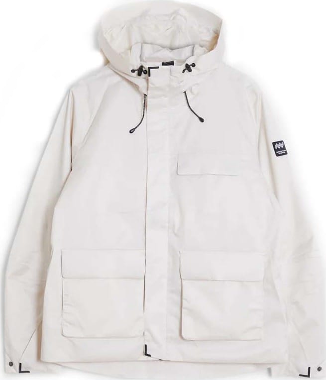 Unisex Utility Hybrid Rain Jacket Ivory Mountain Works