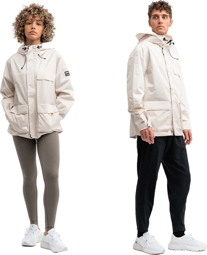 Mountain Works Unisex Utility Hybrid Rain Jacket Ivory Mountain Works