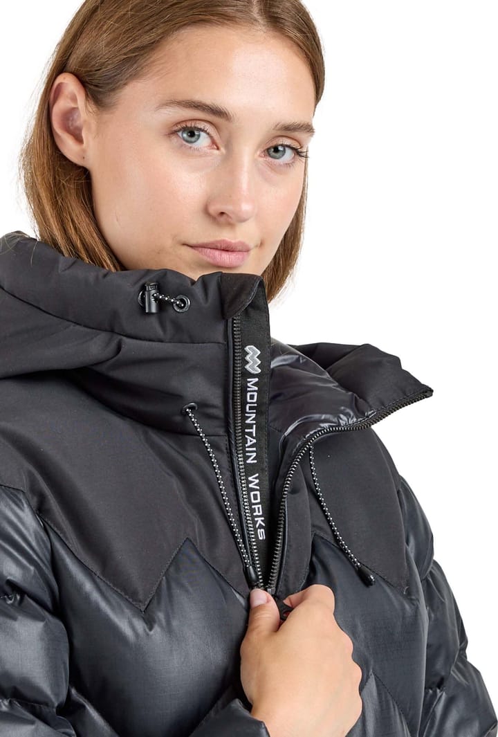 Mountain Works Women's Cocoon Down Coat Shiny Black Mountain Works