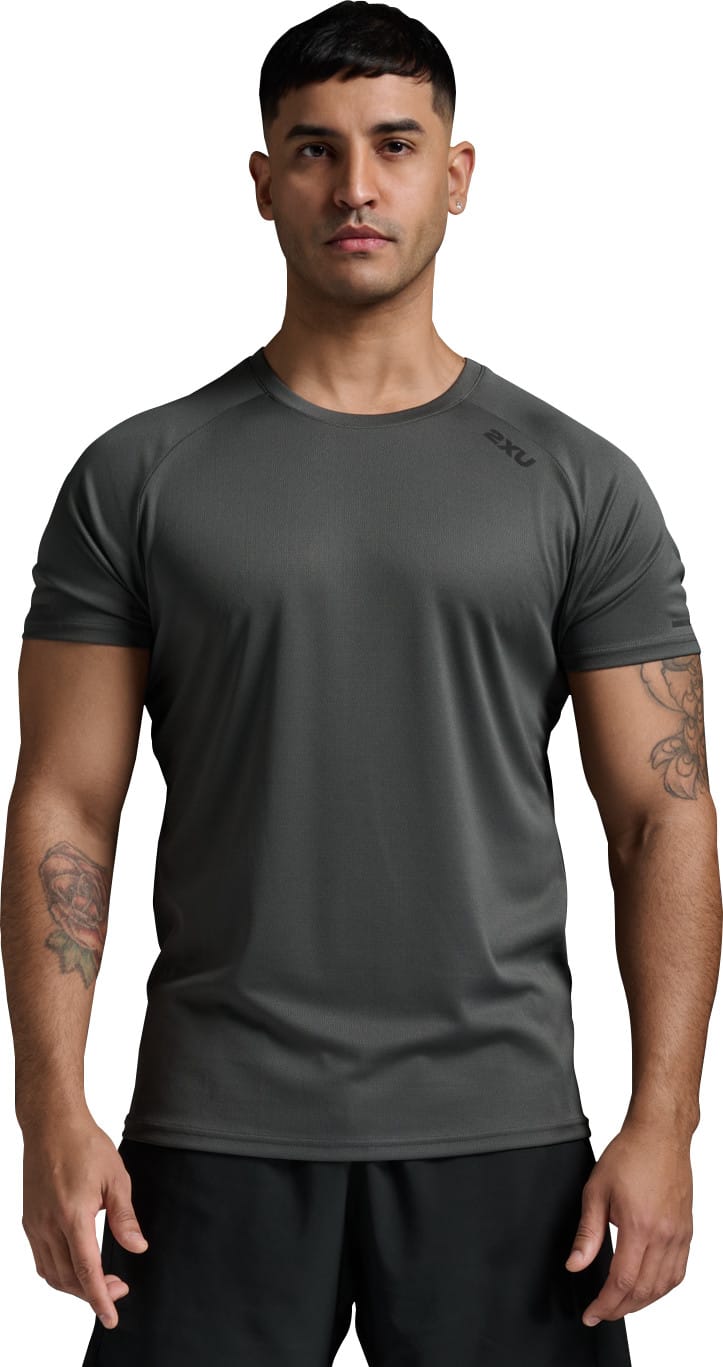 2XU Men's Aero Tee Jupiter/Black Reflective