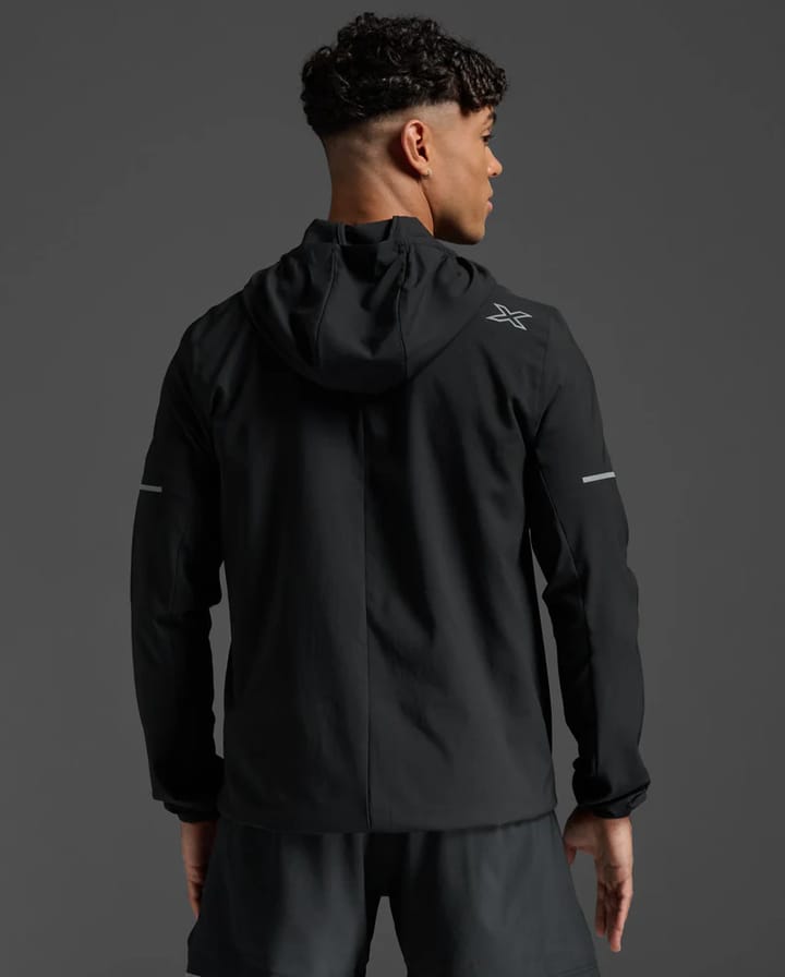 2XU Men'S Aero Jacket Black/silver Reflective 2XU