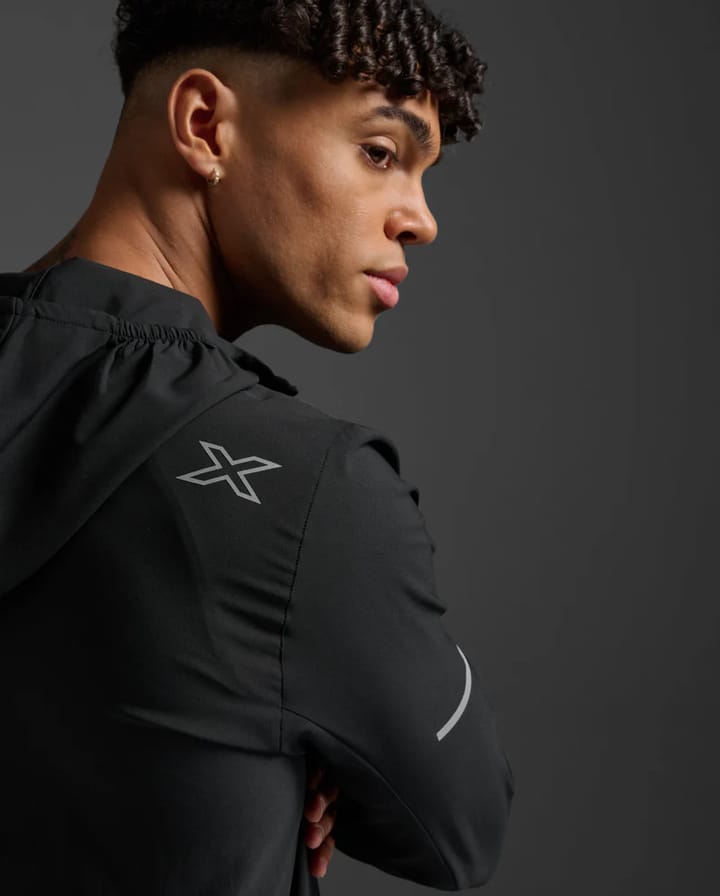 2XU Men'S Aero Jacket Black/silver Reflective 2XU