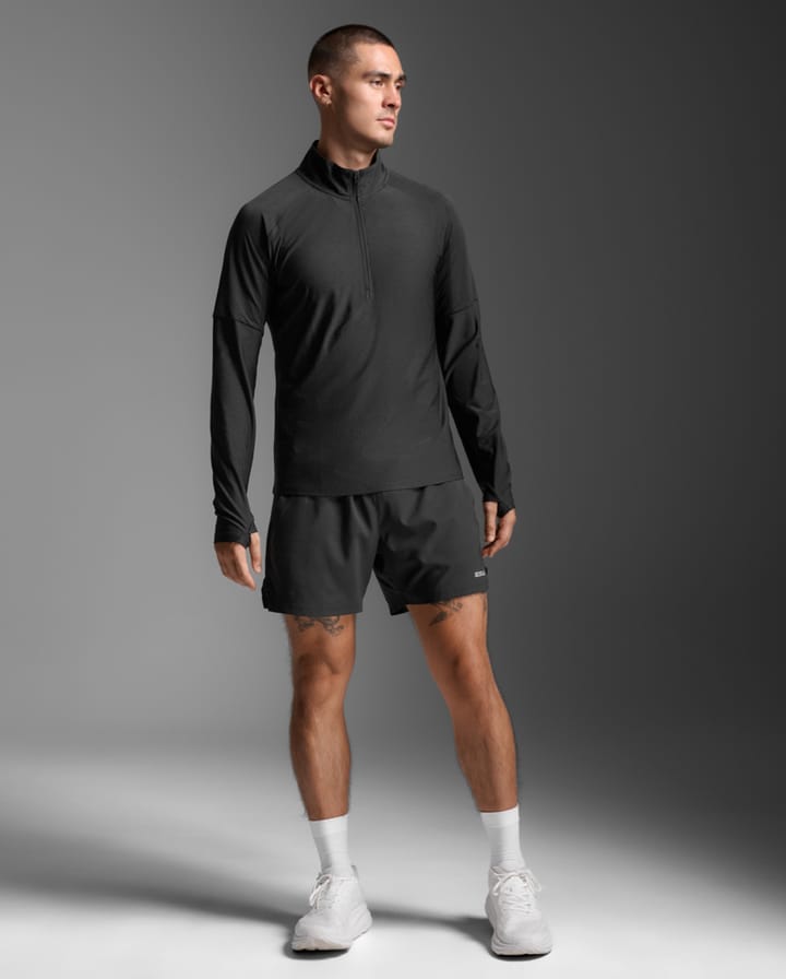 2XU Aero 1/2 Zip Black/silver Reflective 2XU