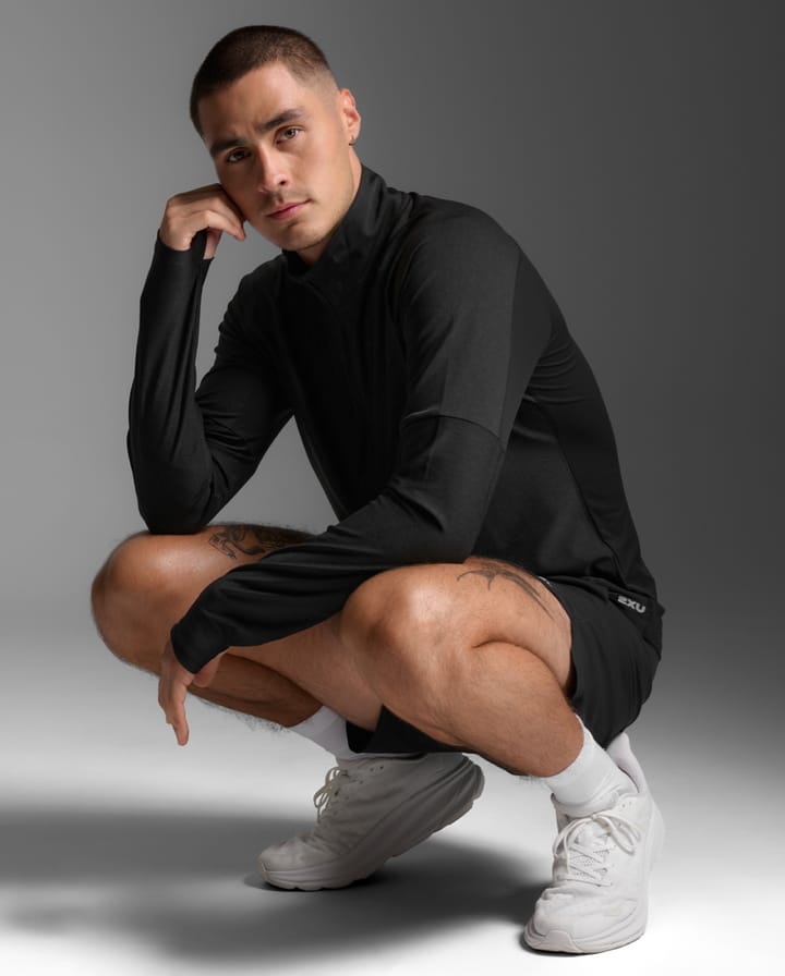 2XU Aero 1/2 Zip Black/silver Reflective 2XU
