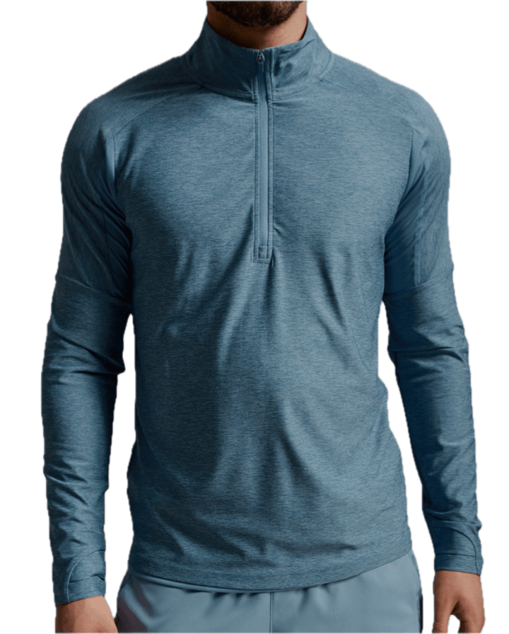 2XU Aero 1/2 Zip Blue Shade/black Reflective 2XU