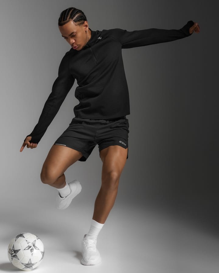 2XU Ignition Hyper-Haptic 1/4 Zip Black/silver Reflective 2XU 2XU Ignition Hyper-Haptic 1/4 Zip Black/silver Reflective 2XU