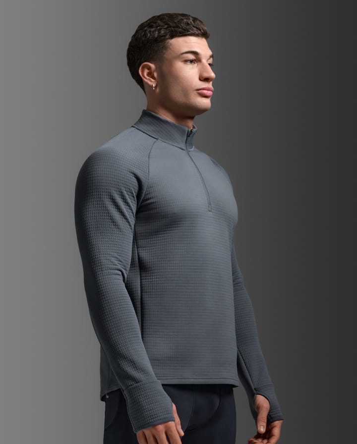 2XU Ignition Hyper-Haptic 1/4 Zip Turbulence/black Reflective 2XU