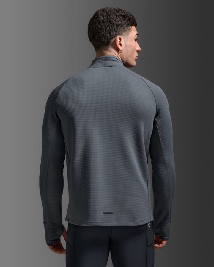 2XU Ignition Hyper-Haptic 1/4 Zip Turbulence/black Reflective 2XU