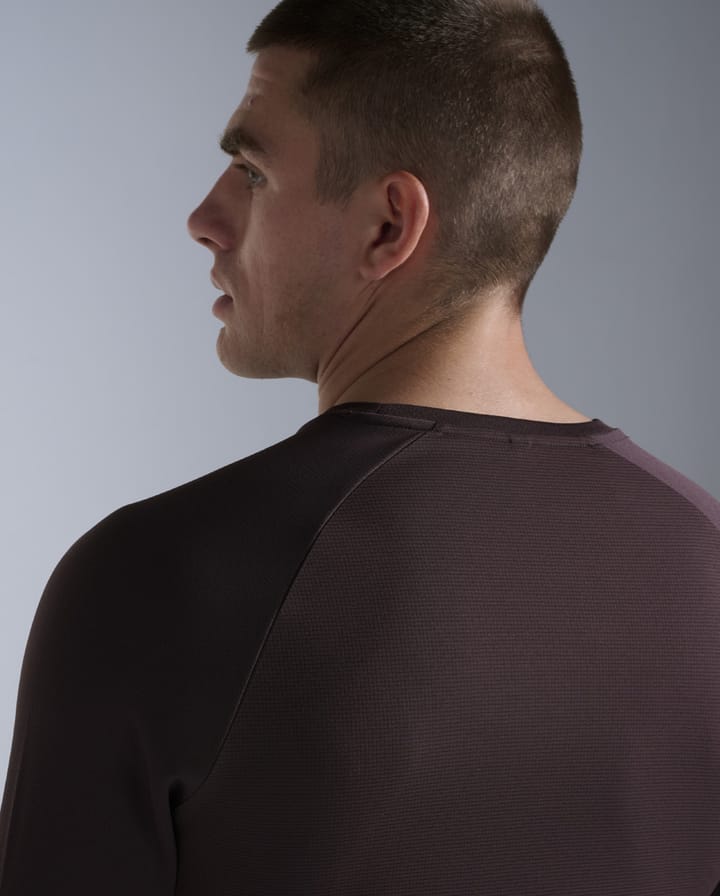 2XU Men'S Aero Mesh Long Sleeve Bark/black Reflective 2XU