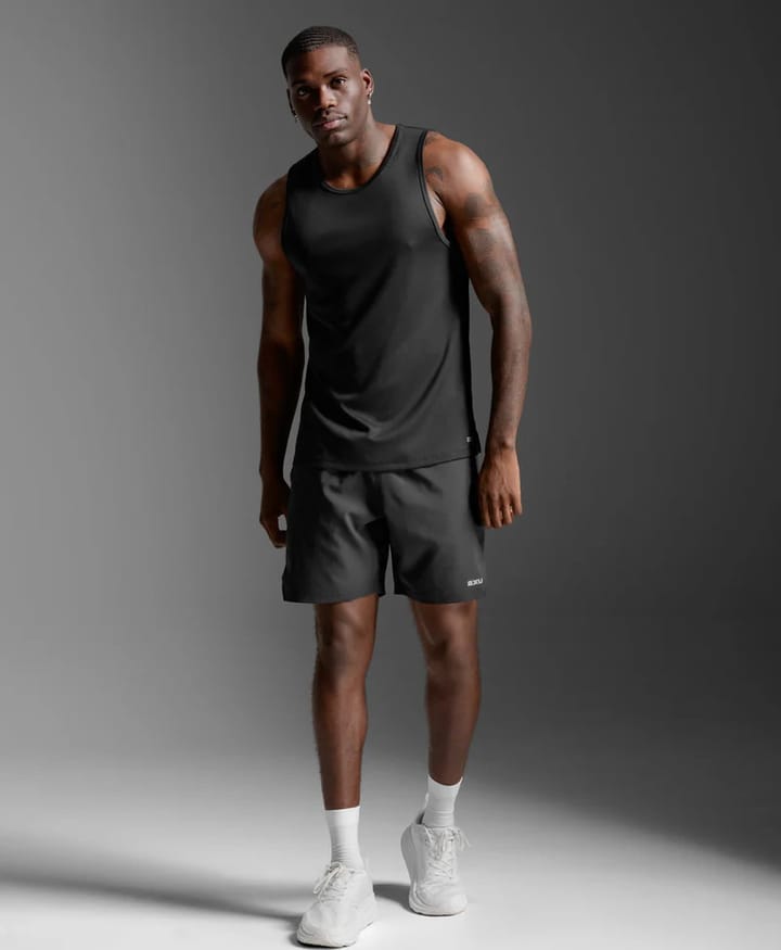 2XU Men'S Aero Mesh Tank Black/silver Reflective 2XU