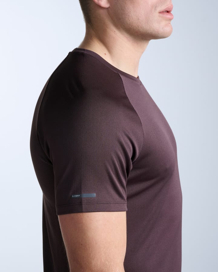 2XU Men'S Aero Mesh Tee Bark/black Reflective 2XU