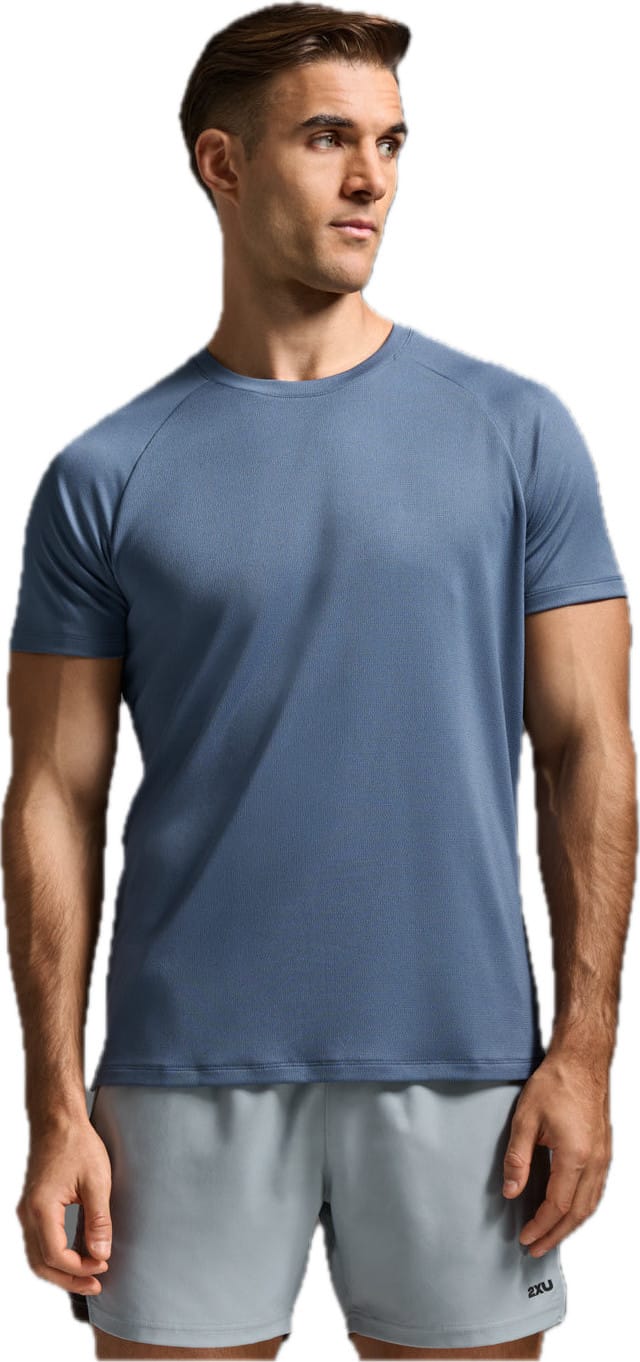 2XU Men'S Aero Mesh Tee Indigo/black Reflective