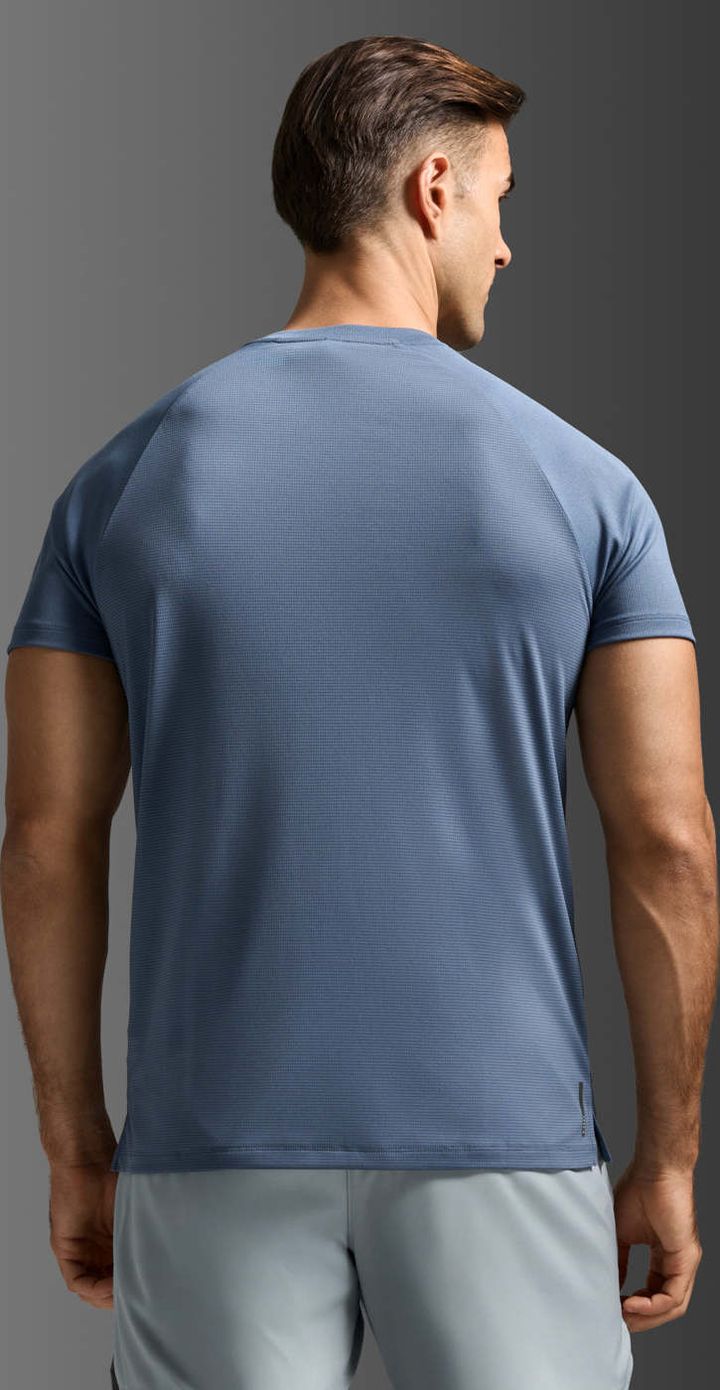 2XU Men'S Aero Mesh Tee Indigo/black Reflective 2XU