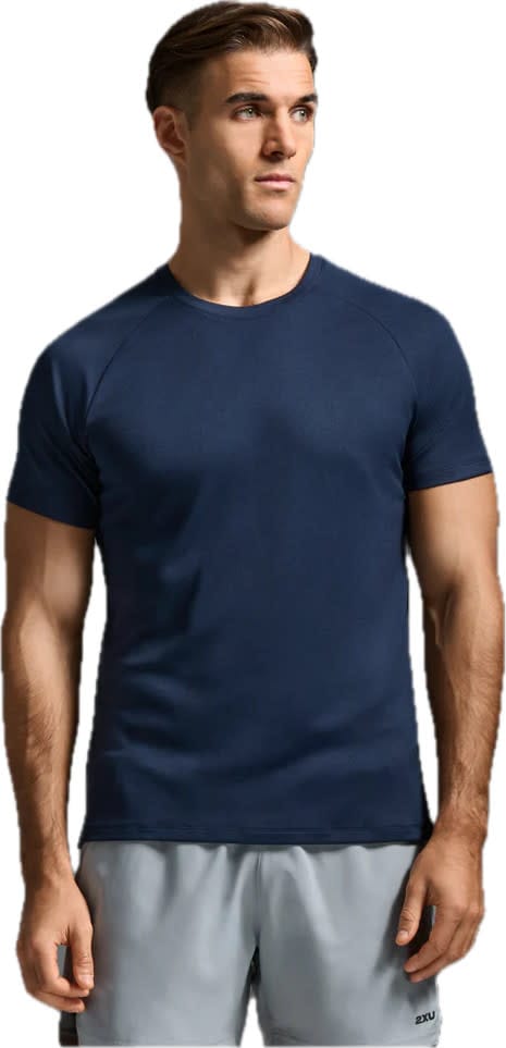 2XU Men'S Aero Mesh Tee Midnight/silver Reflective 2XU