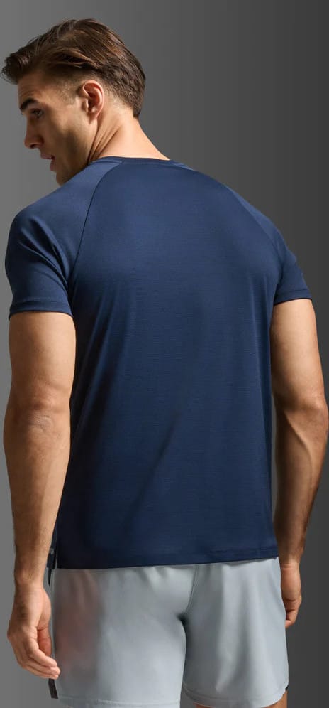 2XU Men'S Aero Mesh Tee Midnight/silver Reflective 2XU