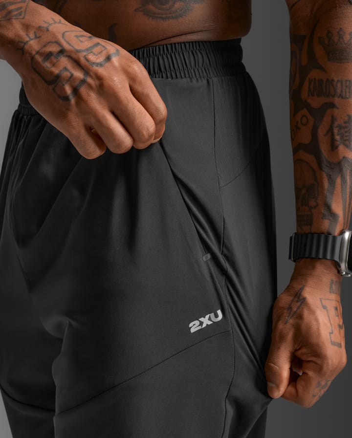 2XU Men'S Aero Woven Jogger Black/silver Reflective 2XU 2XU Men'S Aero Woven Jogger Black/silver Reflective 2XU