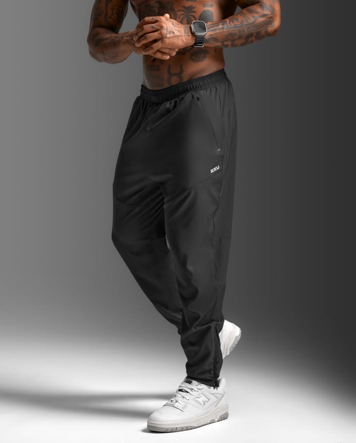 2XU Men'S Aero Woven Jogger Black/silver Reflective 2XU 2XU Men'S Aero Woven Jogger Black/silver Reflective 2XU