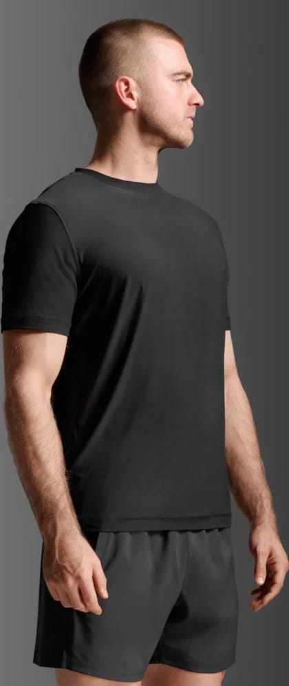 2XU Men'S Signature Soft Jersey Tee Black/black 2XU