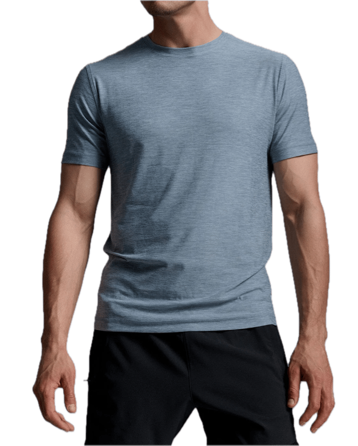2XU Men'S Signature Soft Jersey Tee Blue Shade/blue Shade 2XU