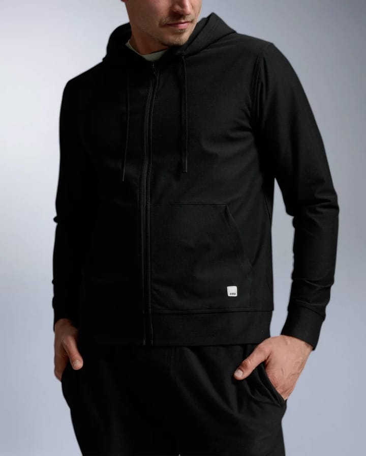 2XU Men'S Signature Zip Through Hoodie Black/black 2XU