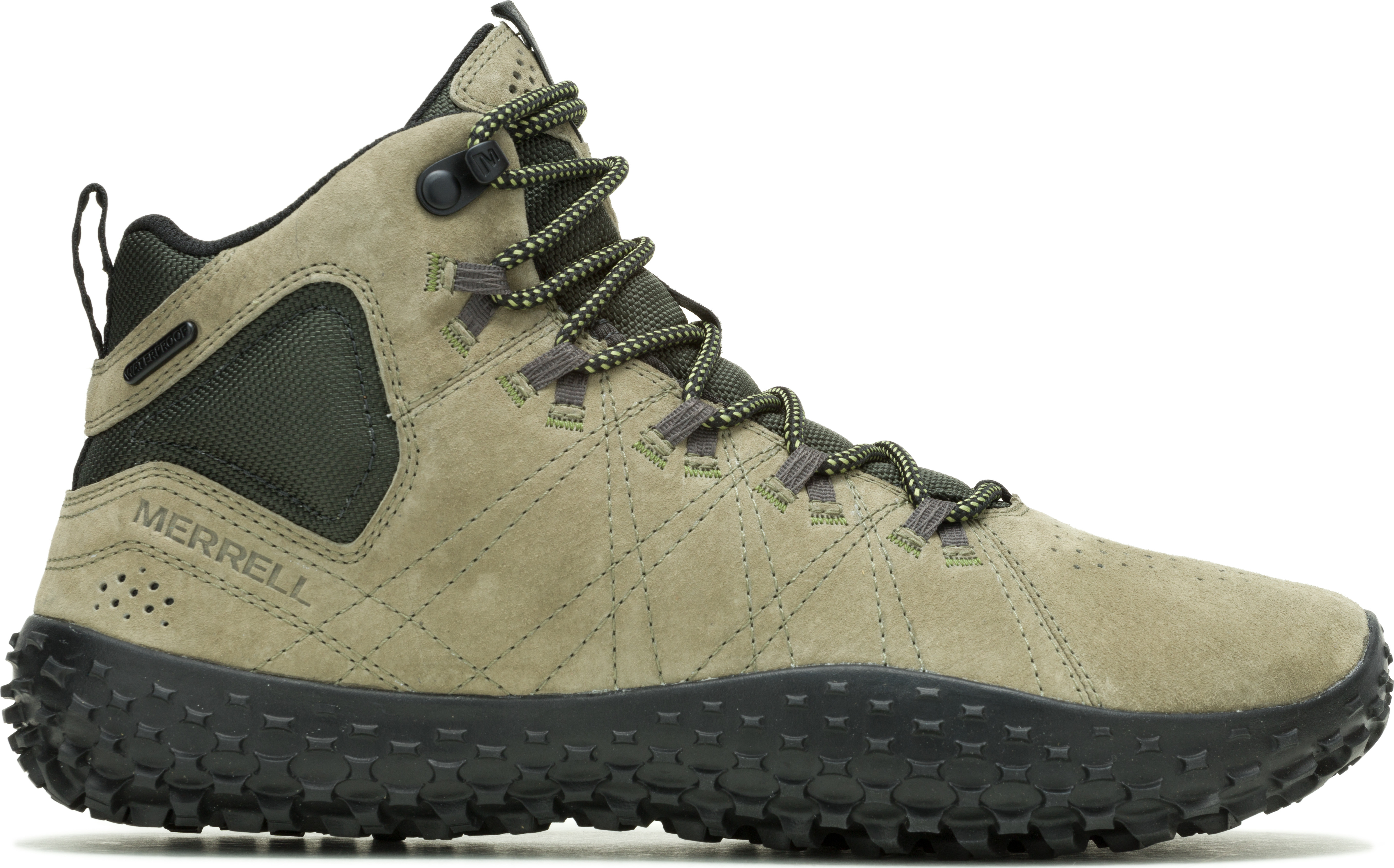 Merrell Men's Wrapt Mid Waterproof Olive/Black Friluftsstøvler J5006859 44