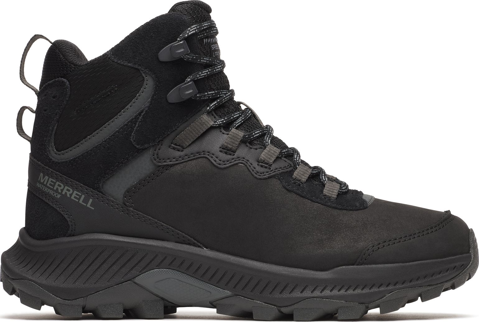 Merrell Women's Speed Strike 2 Leather Thermo Mid Waterproof Black