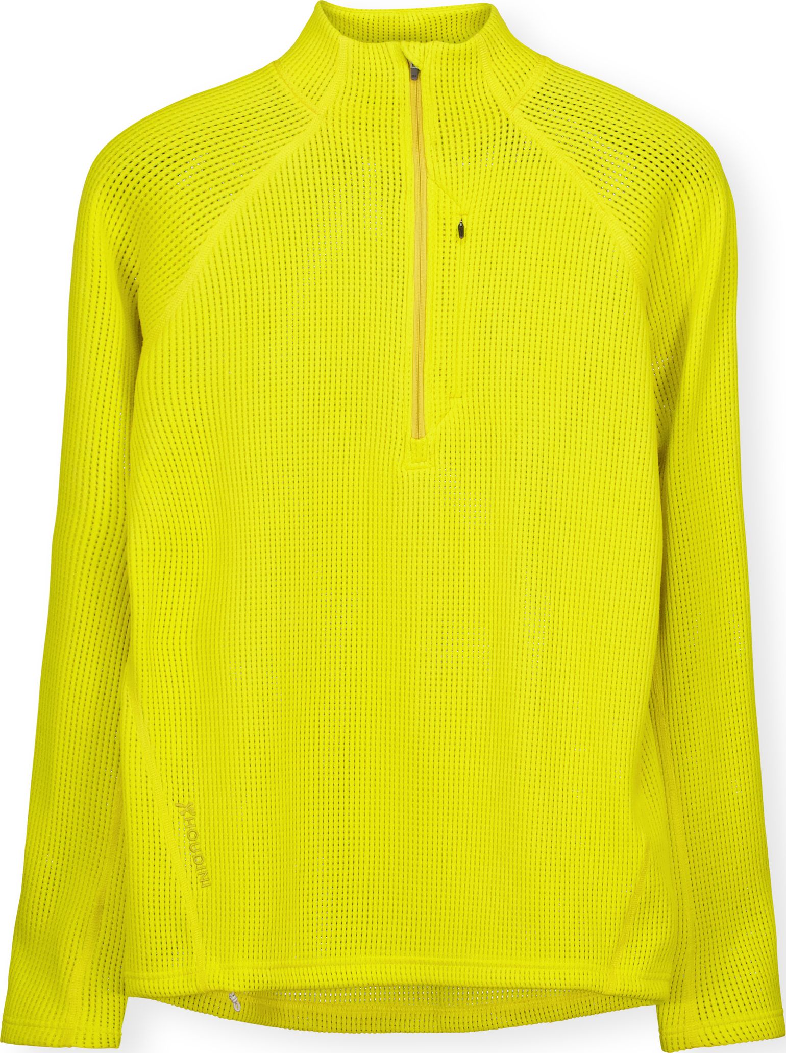 Houdini Men's Pace Flow Half Zip Be The Light Green