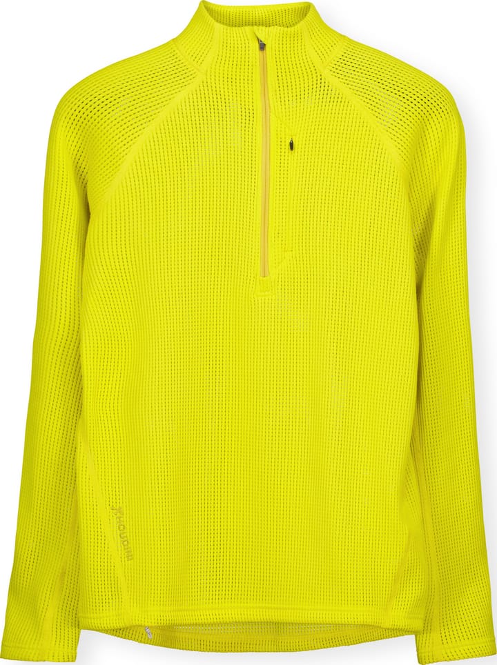 Houdini Men's Pace Flow Half Zip Be The Light Green Houdini