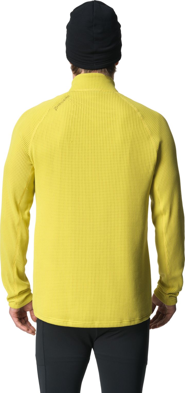 Houdini Men's Pace Flow Half Zip Be The Light Green Houdini