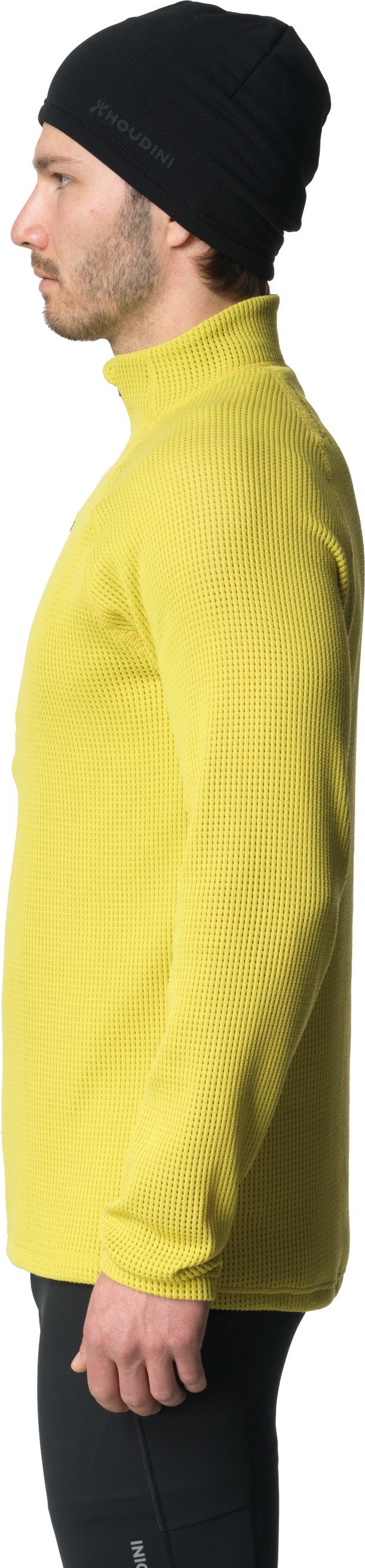 Houdini Men's Pace Flow Half Zip Be The Light Green Houdini