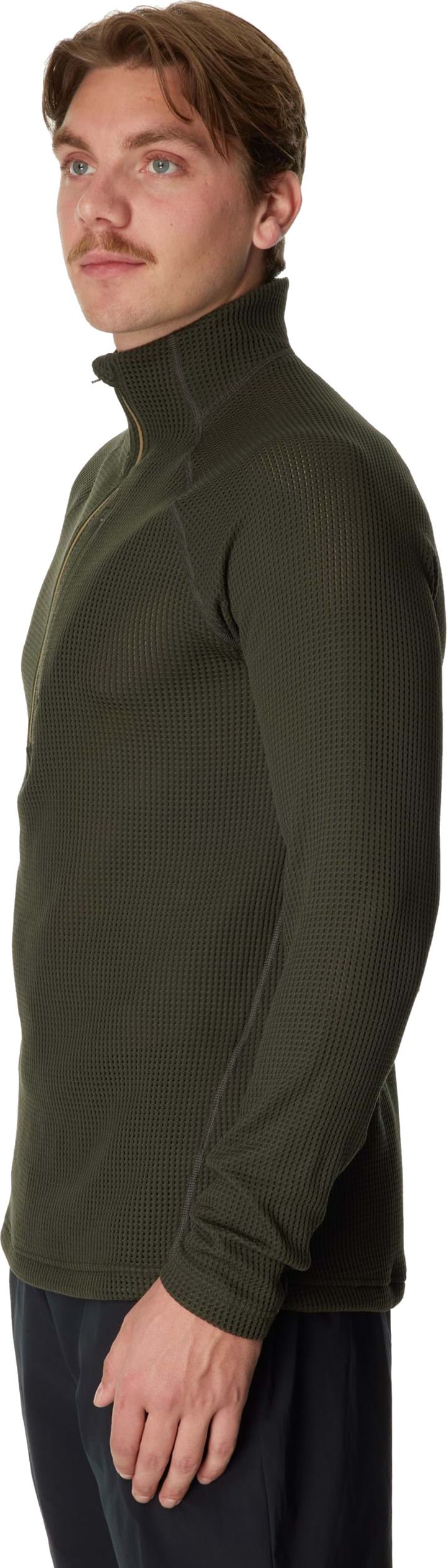 Houdini Men's Pace Flow Half Zip Green Illusion Houdini