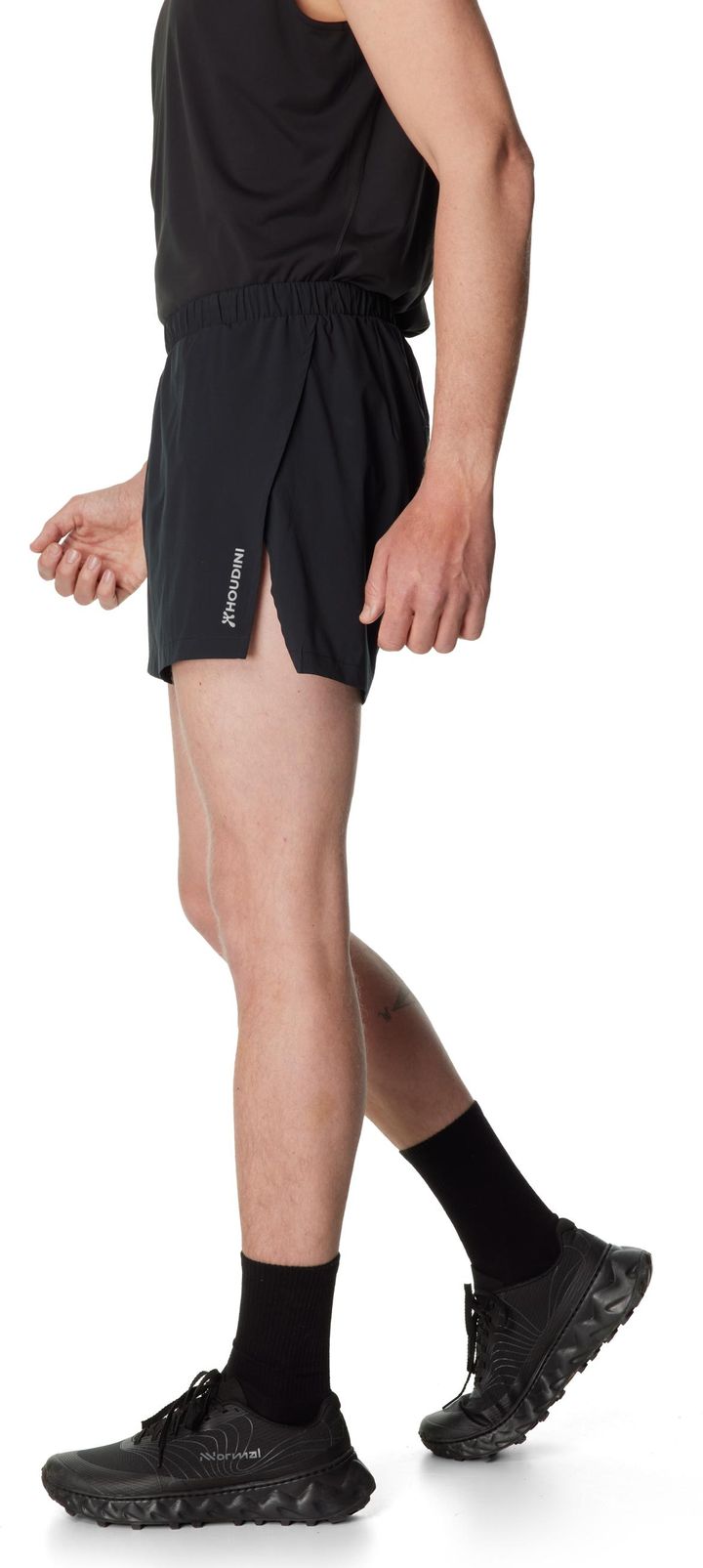 Houdini Men's Pace Split Shorts True Black Houdini