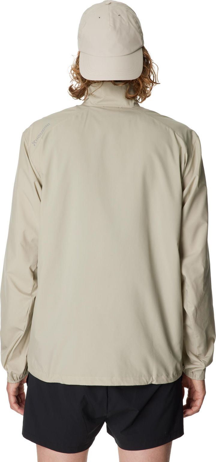 Houdini Men's Pace Trail Jacket Greenish Gray Houdini