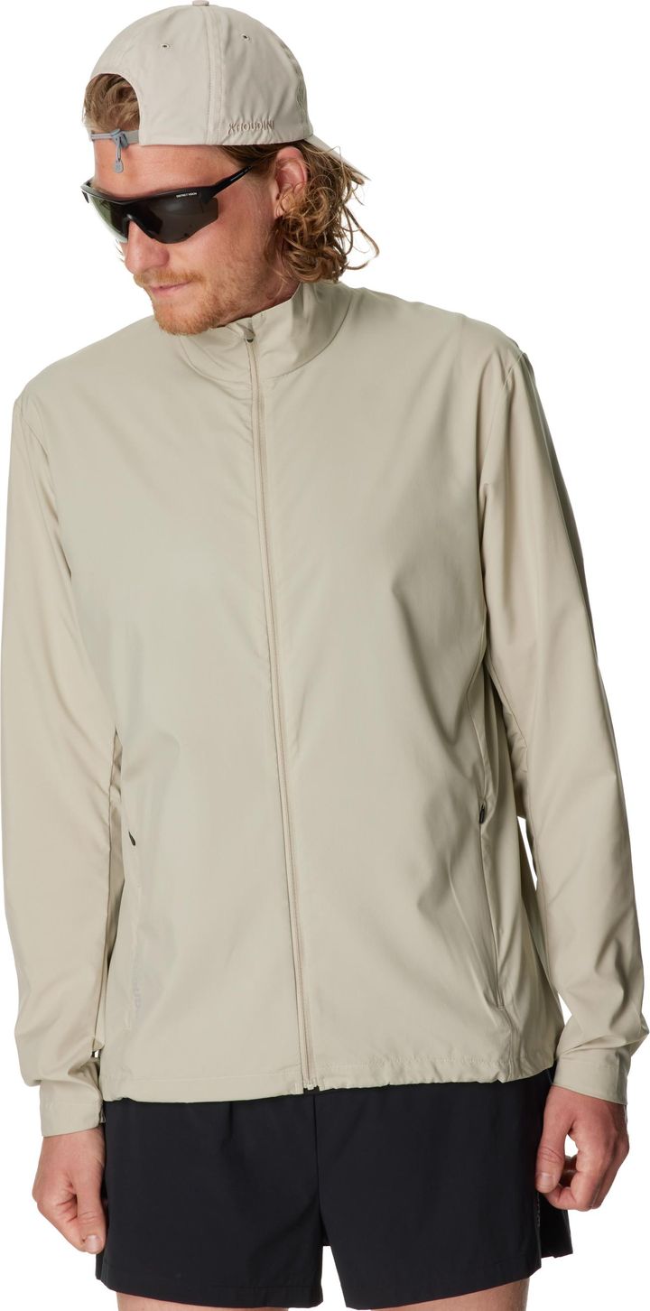 Houdini Men's Pace Trail Jacket Greenish Gray Houdini