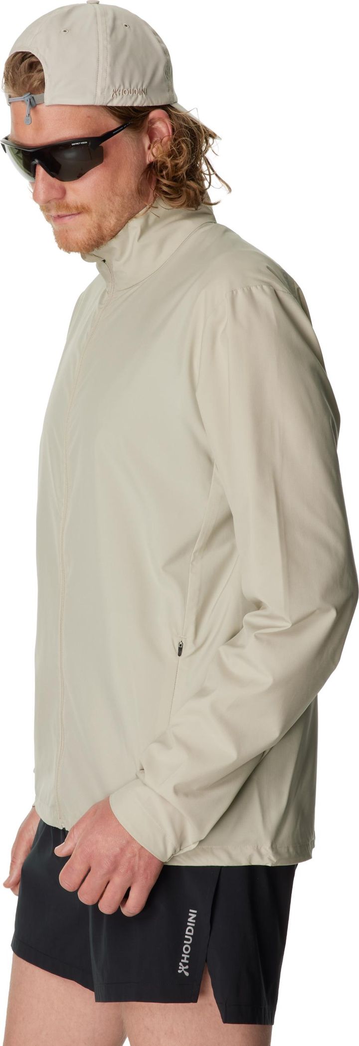 Houdini Men's Pace Trail Jacket Greenish Gray Houdini