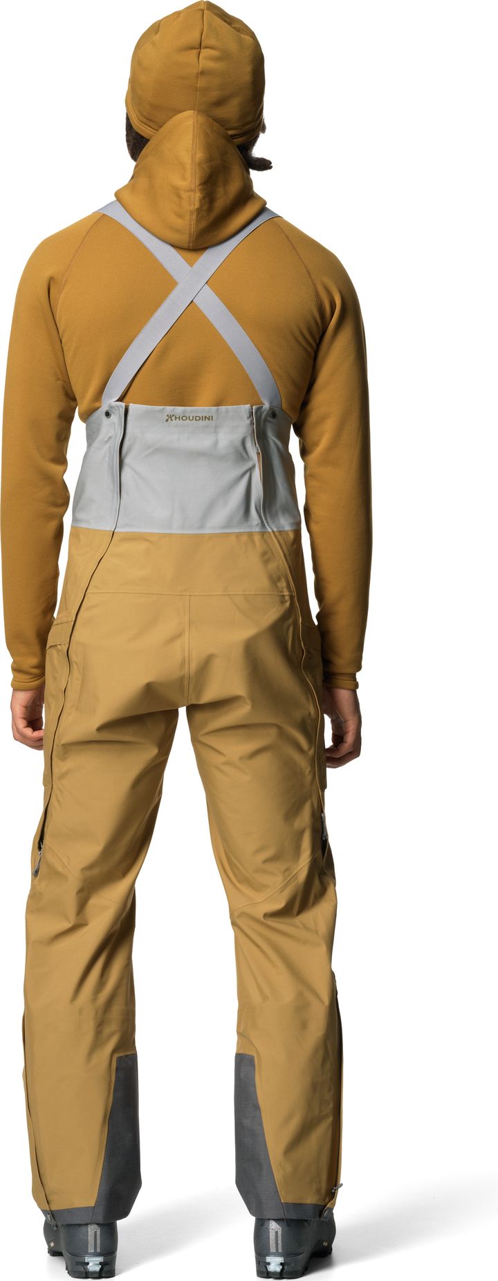 Houdini Men's Rollercoaster Bib Pants Greenish Gold Houdini